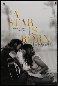 1g1431 STAR IS BORN teaser DS 1sh 2018 Bradley Cooper stars and directs, romantic image w/Lady Gaga!