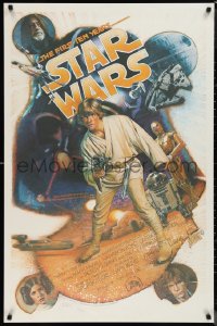 1g0221 STAR WARS THE FIRST TEN YEARS #1196/3000 Kilian 1sh 1987 wonderful design by Stedry!