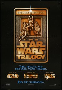 1g1438 STAR WARS TRILOGY style F 1sh 1997 George Lucas, Empire Strikes Back, Return of the Jedi!