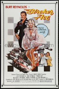 1g1450 STROKER ACE 1sh 1983 car racing art of Burt Reynolds & sexy Loni Anderson by Drew Struzan!