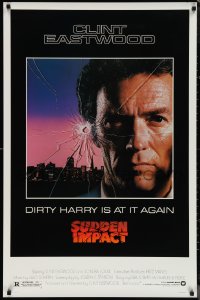 1g1451 SUDDEN IMPACT 1sh 1983 Clint Eastwood is at it again as Dirty Harry, great image!