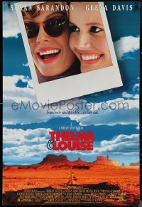 1g1457 THELMA & LOUISE 1sh 1991 Susan Sarandon, Geena Davis, Ridley Scott feminist classic!