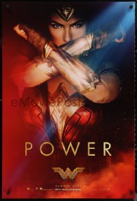 1g1492 WONDER WOMAN teaser DS 1sh 2017 sexiest Gal Gadot in title role/Diana Prince, Power!