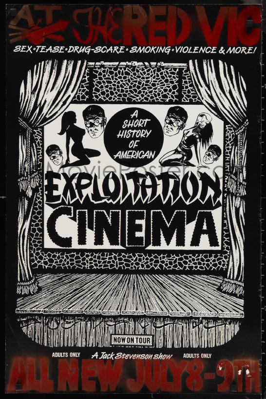 Image For 1g0324 Exploitation Cinema 23x35 Special Poster 1990s Sex Drug