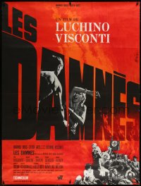 1h0113 DAMNED linen French 1p 1970 Luchino Visconti's La caduta degli dei, different Mascii art!