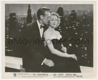 1j1462 FOUNTAINHEAD 8.25x10 still 1949 great portrait of Gary Cooper & Pat Neal by New York skyline!