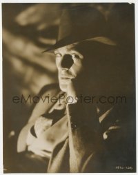 1j1466 GARY COOPER 7.25x9.25 still 1930s fantastic close portrait wearing hat & sitting in shadows!