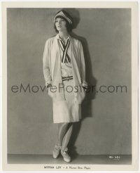 1j1512 MYRNA LOY 8x10 still 1920s full-length Warner Bros studio portrait modeling a cute outfit!