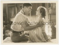 1j1530 RED DUST 8x10.25 still 1932 romantic close up of Clark Gable & beautiful Mary Astor!