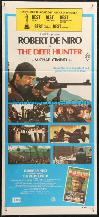 1j0812 DEER HUNTER Aust daybill 1979 directed by Michael Cimino, Robert De Niro, Christopher Walken