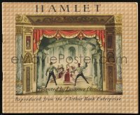 1j0442 HAMLET English softcover book 1949 Laurence Olivier in William Shakespeare classic!