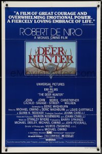 1j1897 DEER HUNTER 1sh 1978 directed by Michael Cimino, Robert De Niro, Jezierski artwork!