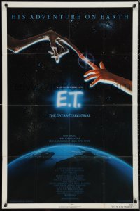 1j1917 E.T. THE EXTRA TERRESTRIAL NSS style 1sh 1982 Steven Spielberg classic, John Alvin art!