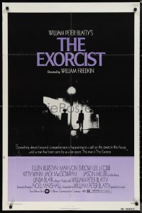 1j1934 EXORCIST 1sh 1974 William Friedkin, Von Sydow, horror classic from William Peter Blatty!