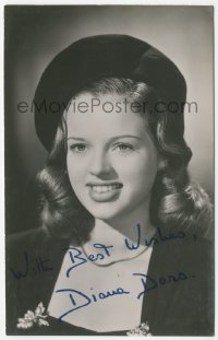 1j0211 DIANA DORS 4x6 fan photo 1950s super young portrait at the beginning of her career!