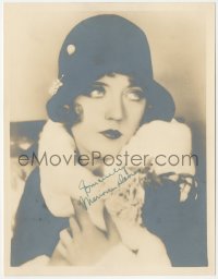 1j0214 MARION DAVIES 8x10 fan photo 1920s head & shoulders portrait with facsimile signature!