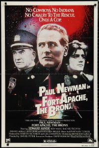 1j1951 FORT APACHE THE BRONX 1sh 1981 Paul Newman & Edward Asner as New York City cops!