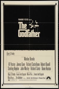 1j1970 GODFATHER 1sh 1972 Francis Ford Coppola crime classic, great art by S. Neil Fujita!