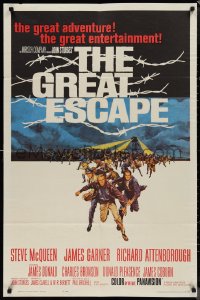 1j1982 GREAT ESCAPE 1sh 1963 Steve McQueen, Charles Bronson, John Sturges classic prison break!