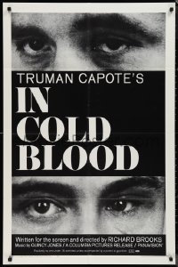 1j2002 IN COLD BLOOD 1sh 1968 Richard Brooks directed, Robert Blake, Scott Wilson, Truman Capote!