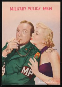 1j0596 OFF LIMITS Japanese program 1953 Bob Hope, Mickey Rooney, sexy Marilyn Maxwell, different!