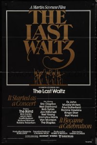 1j2029 LAST WALTZ 1sh 1978 Martin Scorsese, it started as a rock concert & became a celebration!