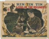 1j1001 DOG OF THE REGIMENT LC 1927 best c/u of German Shepherd dog Rin Tin Tin & his master, rare!