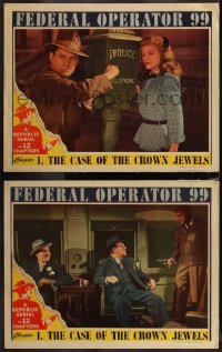 1j1393 FEDERAL OPERATOR 99 2 chapter 1 LCs 1945 Lamont, Talbot serial, Case of the Crown Jewels!