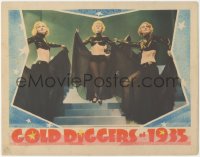 1j1024 GOLD DIGGERS OF 1935 LC 1935 great image of three sexy chorus girls with bare midriffs, rare!