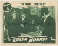 1j1032 GREEN HORNET chapter 3 LC 1939 masked Gordon Jones & Keye Luke catch bad guy, Flying Coffins