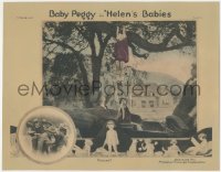 1j1038 HELEN'S BABIES LC 1924 Clara Bow in convertible catching falling Baby Peggy, ultra rare!