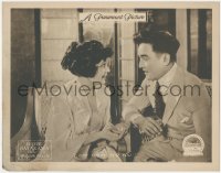 1j1042 HIDDEN PEARLS LC 1918 Sessue Hayakawa gives Florence Vidor a gift of pearls, ultra rare!