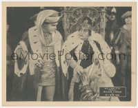 1j1059 IF I WERE KING LC 1920 French poet William Farnum standing next to king on throne!