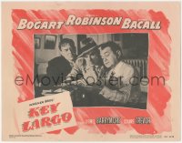 1j1067 KEY LARGO LC #2 1948 c/u of Edward G. Robinson, Gomez & Lawrence with huge pile of cash!