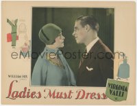 1j1074 LADIES MUST DRESS LC 1927 romantic close up of pretty Virginia Valli & Lawrence Gray!