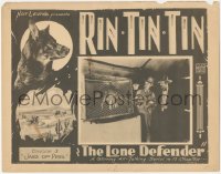 1j1080 LONE DEFENDER chapter 3 LC 1930 men tease Rin-Tin-Tin in cage, Mascot serial, Jaws of Peril!