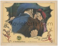 1j1083 LUNATIC AT LARGE LC 1927 disguised Dorothy Mackaill panics as man hugs her, ultra rare!