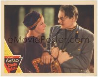 1j1093 MATA HARI LC R1938 Lionel Barrymore tells traitor & assassin Greta Garbo she will die, rare!