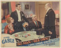 1j1111 NO MAN OF HER OWN LC 1932 Gable, Mackaill, MacDonald & Barbier by gambling chips on table!