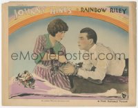 1j1135 RAINBOW RILEY LC 1926 Brenda Bond uses knife to cut Johnny Hines bindings, very rare!