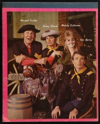 1j0115 F TROOP 8x10 notepad 1960s Forrest Tucker, Larry Storch, Melody Patterson, Ken Berry, rare!