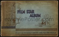 1j0241 FILM STAR ALBUM English cigarette card album 1930s contains 72 oval cards of film stars!