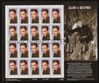 1j0221 JAMES CAGNEY Legends of Hollywood stamp sheet 1998 contains 20 unused postage stamps!