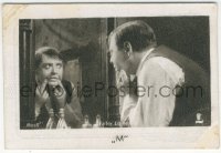 1j0128 M German Ross cigarette card 1930s Fritz Lang classic, child murderer Peter Lorre by mirror