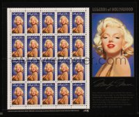 1j0222 MARILYN MONROE Legends of Hollywood stamp sheet 1995 contains 20 unused postage stamps!