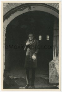 1j0287 NOSFERATU 3x5 German bookplate 1935 F.W. Murnau, Max Schreck as the creepy vampire!