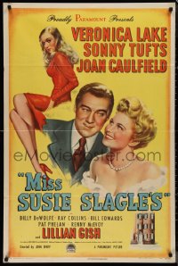 1j2064 MISS SUSIE SLAGLE'S 1sh 1946 art of sexy Veronica Lake, Sonny Tufts & Joan Caulfield!