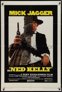 1j2076 NED KELLY 1sh 1970 Mick Jagger as legendary Australian bandit, Tony Richardson