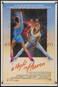 1j2081 NIGHT IN HEAVEN 1sh 1983 Christopher Atkins, R. Obrero dancing art!