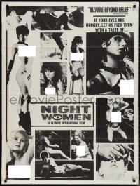 1j2084 NIGHT WOMEN 1sh 1967 Claude Lelouch's La femme spectacle, super sexy different images!